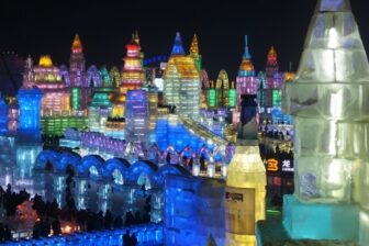 Ski et festival de la glace à Harbin