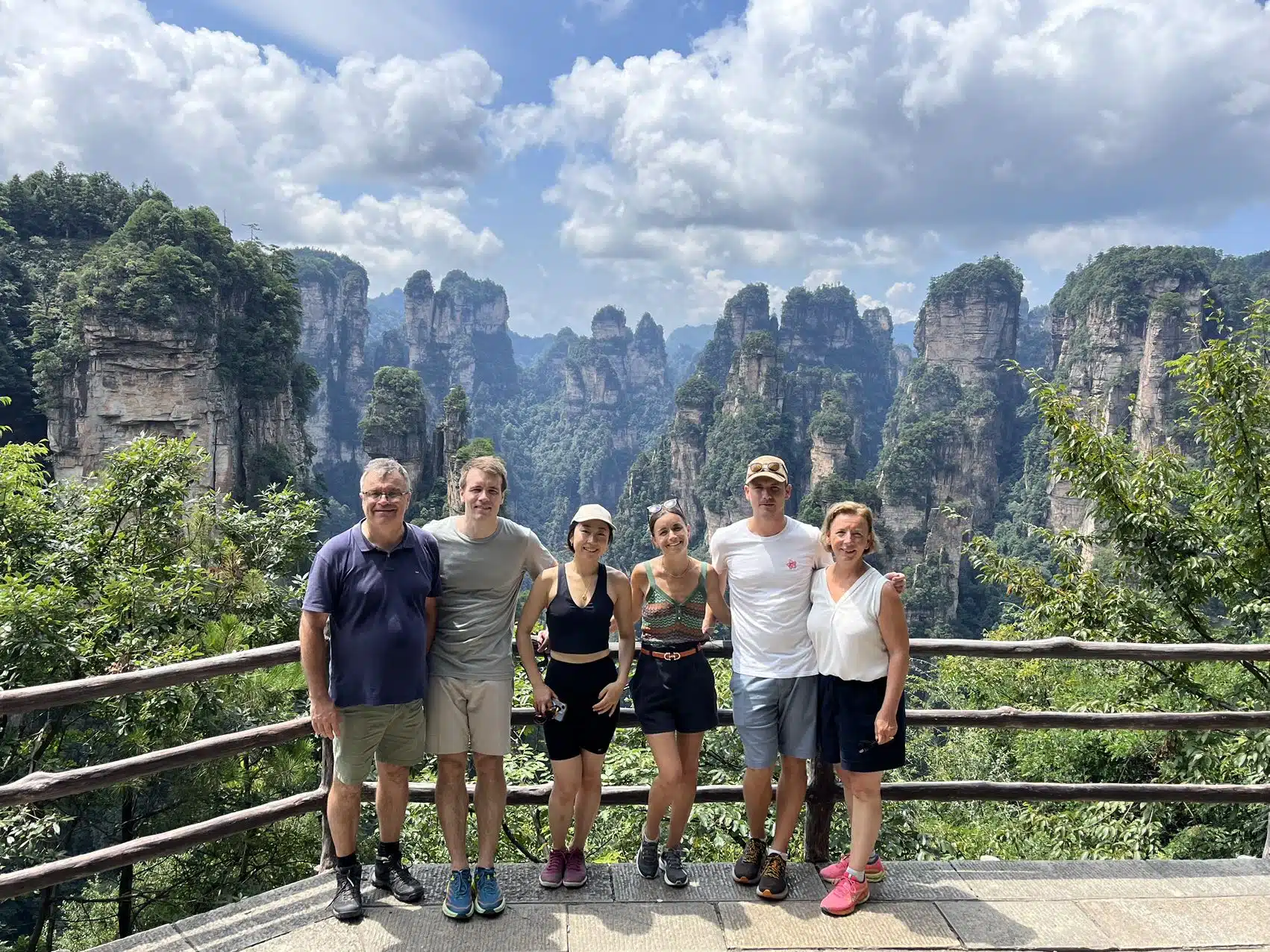Anne et sa famille – Circuit premiers pas en Chine – Août 2024