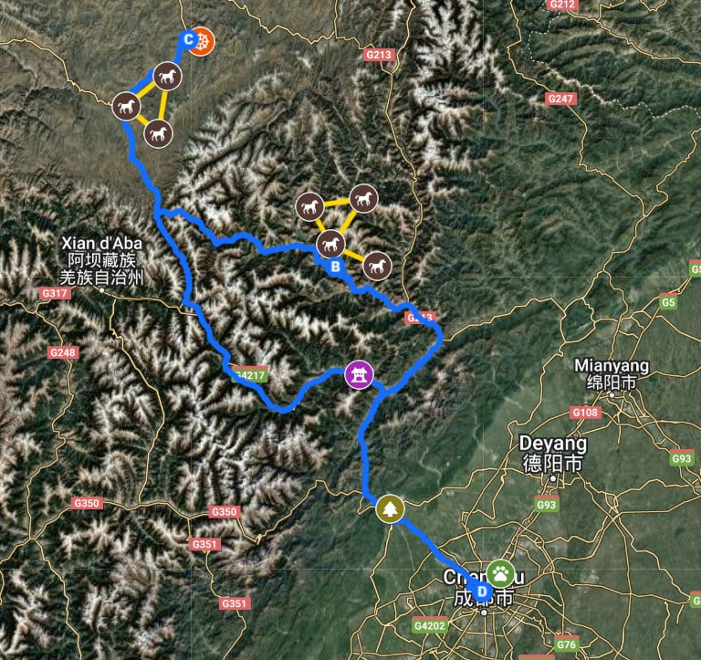 Randonnée à cheval au Sichuan : des Sommets aux Prairies – Image 2